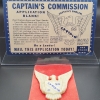 1941 Secert Guard Captain Glow-In-Dark Plastic Badge with Application